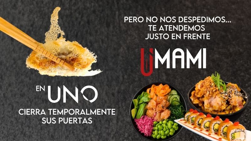 Pop up te esperamos en Umami. sushi en Somo